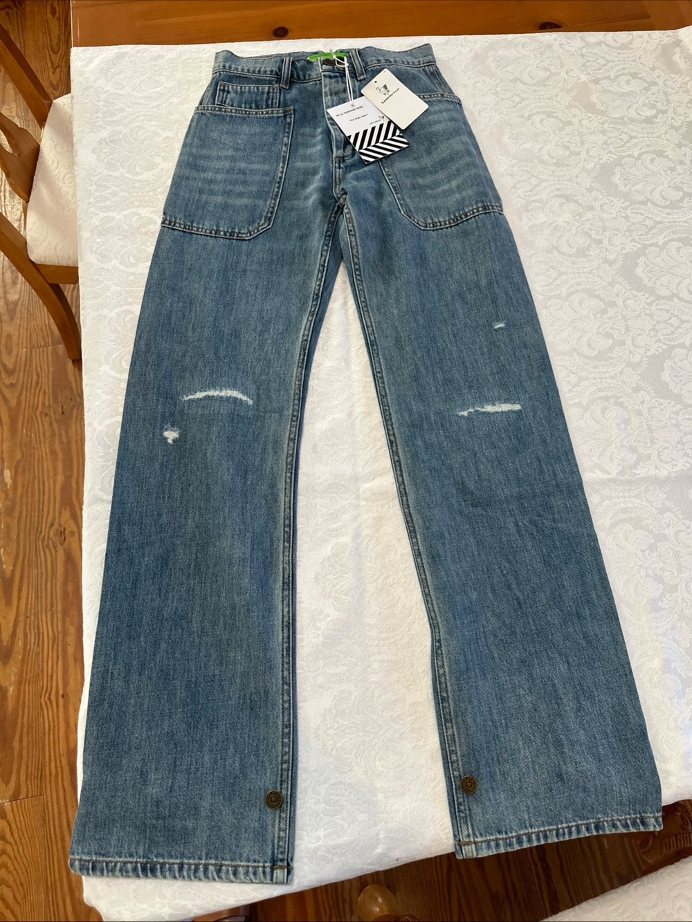 NWT Free People SR vs
Sandrine Rose The Virgin
Label Jeans Blue Size 26